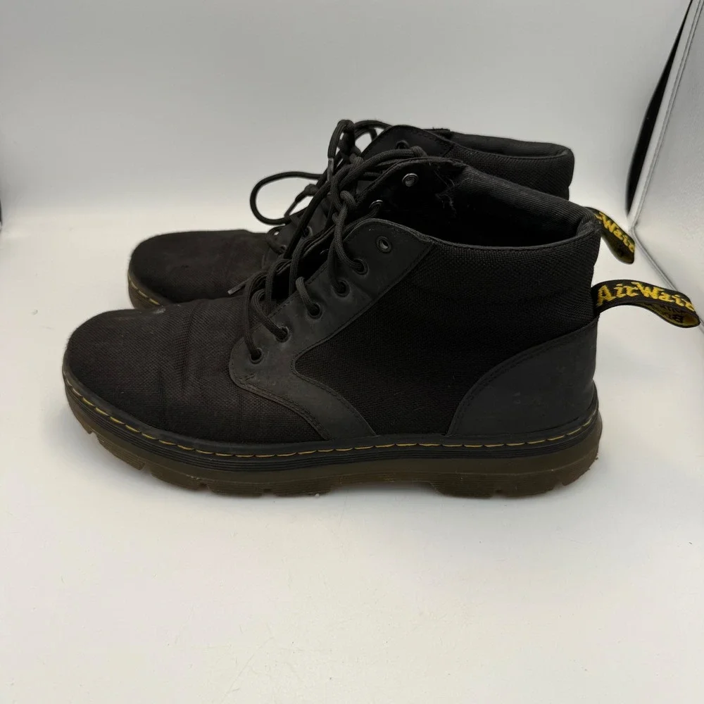 Dr. Martens Bonny Black Extra Tough Nylon Canvas Utility Boots Mens 11 Punk